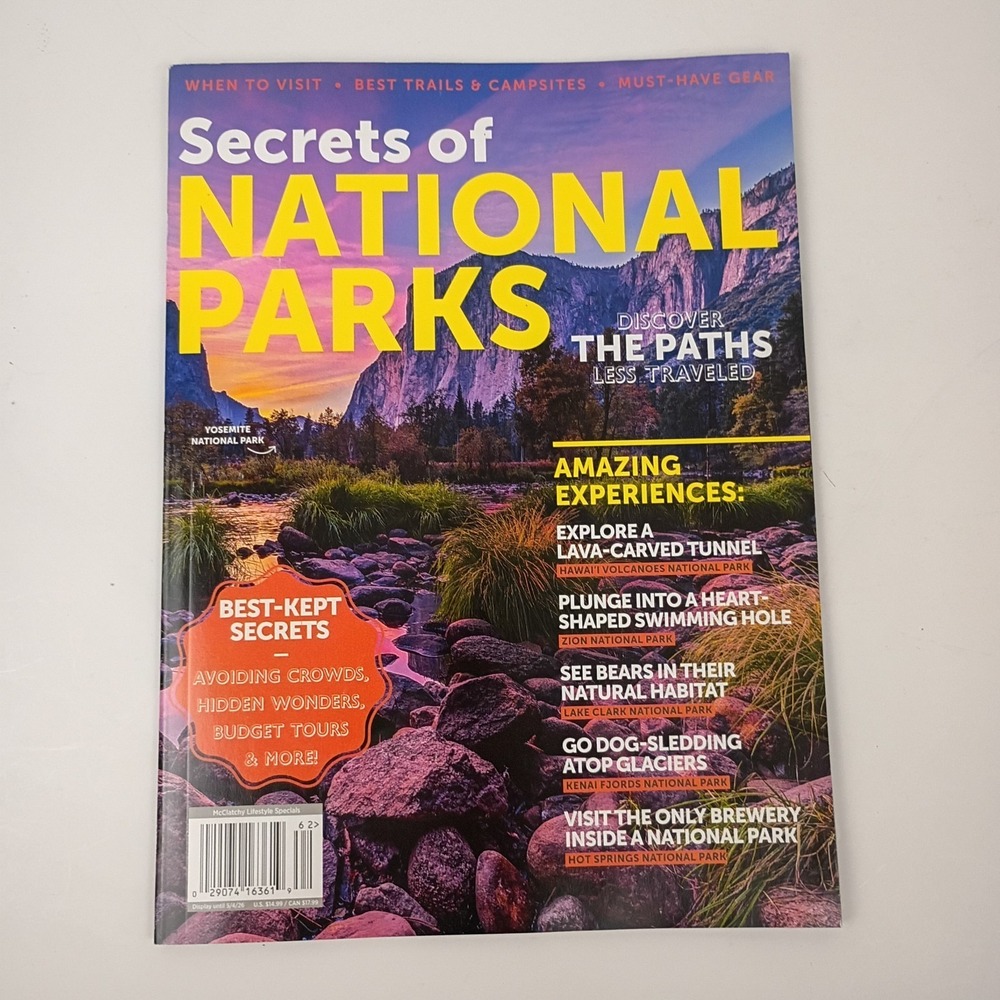 Secrets of National Parks May 2026 Magazine best trails & campsites experiences